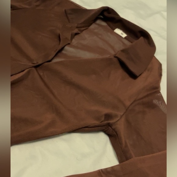 sheer button up - Picture 3 of 3